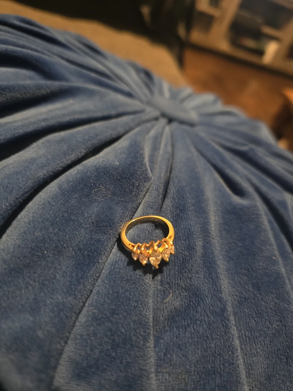 Vintage Marquise Cluster Ring - Size 6